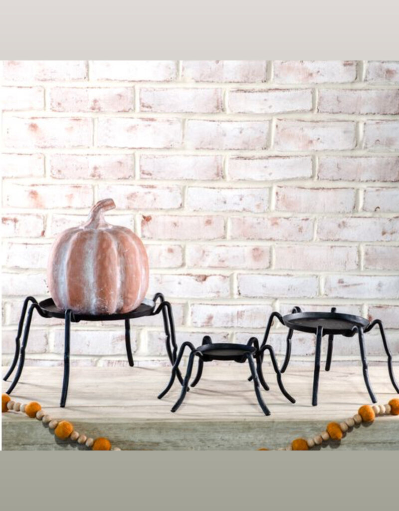 Black Metal Spider Stands