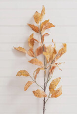 Rust Birch Leaf Spray 40"