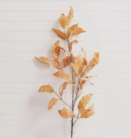 Rust Birch Leaf Spray 40"