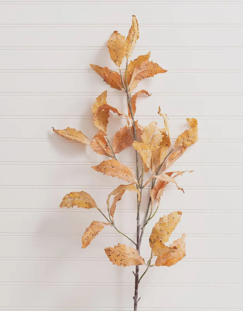 Rust Birch Leaf Spray 40"