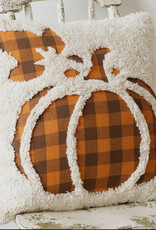 Latch Hook Pumpkin Pillow