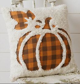 Latch Hook Pumpkin Pillow