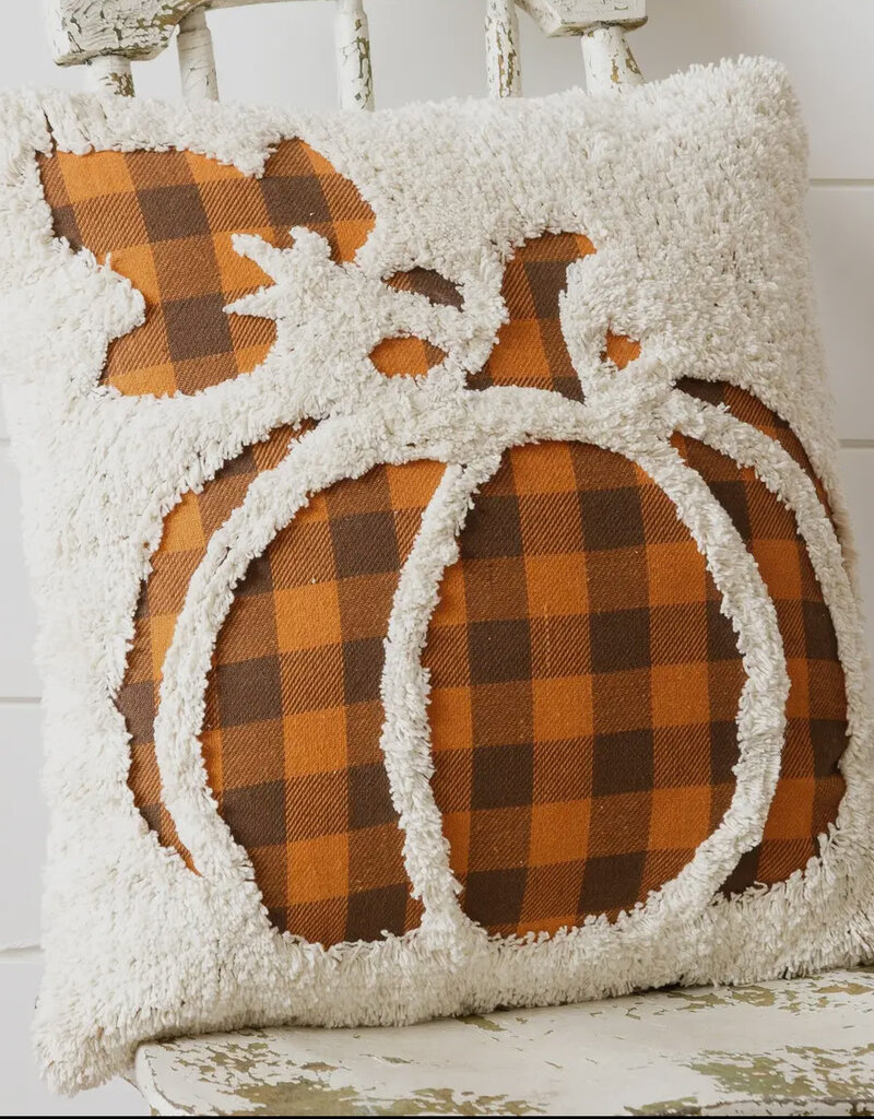Latch Hook Pumpkin Pillow