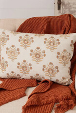 Large Block Print Silhouette Pillow