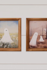 Framed Ghostly Landscape Art Prints (2 ast)
