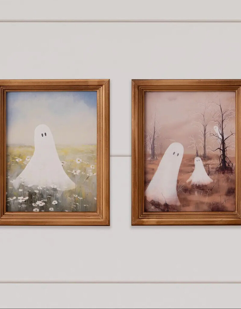 Framed Ghostly Landscape Art Prints (2 ast)