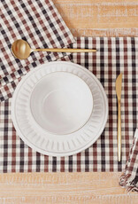 Brown Plaid Cotton Placemat