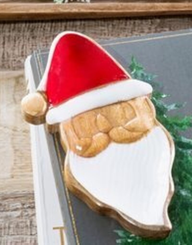 Wood Santa Dish