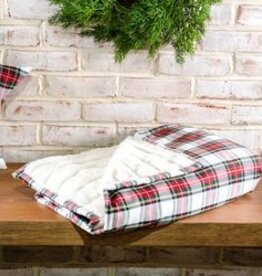 Tartan Plaid Throw, 67x55