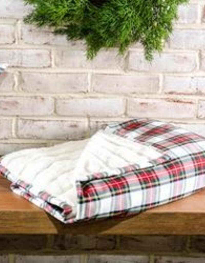 Tartan Plaid Throw, 67x55