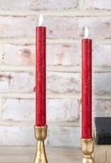 2PC Red Taper Candle Set