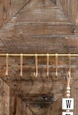 20" Gold Iron Wall Hook