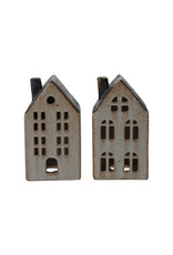 Stoneware House, Reactive Glaze