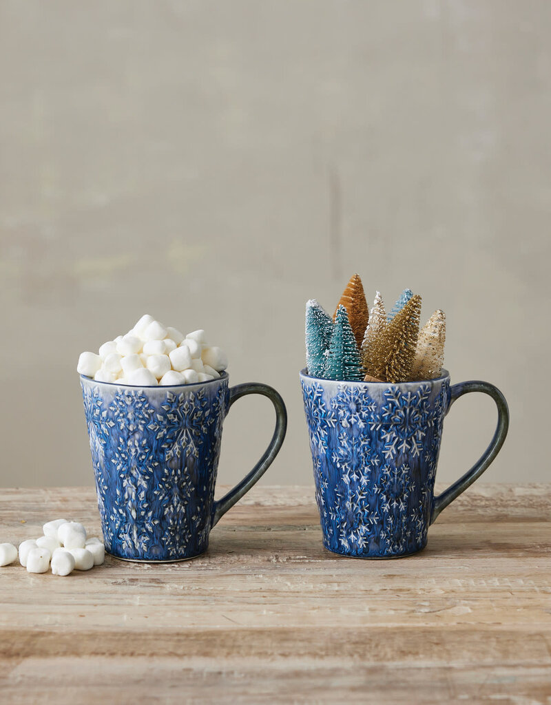 14 oz. Debossed Stoneware Mug