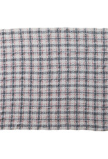 Hand-Woven & New Zealand Wool Slub Throw with Fringe