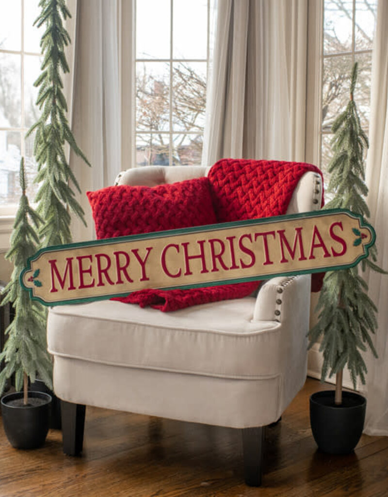 42.75" MERRY CHRISTMAS PLAQUE