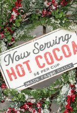 SERVING HOT COCOA SIGN