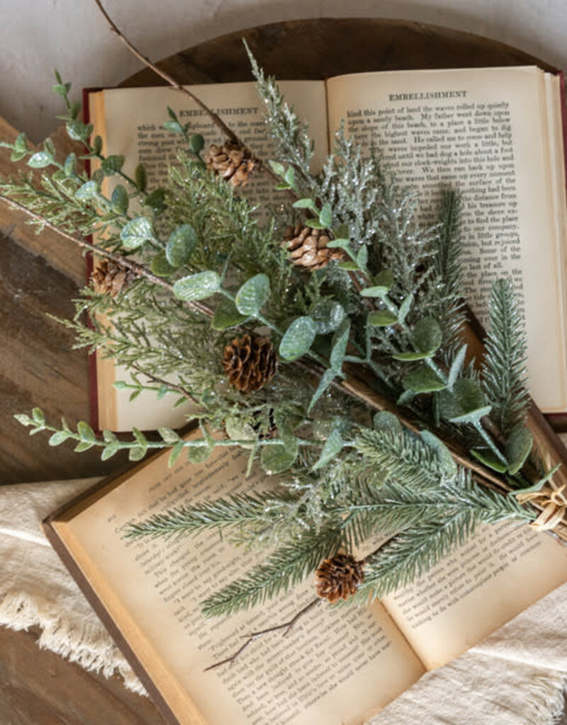 20" KRINGLE PINE W/ PINECONE BUNDLE