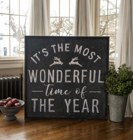 BLACK & WHITE MOST WONDERFUL TIME SIGN
