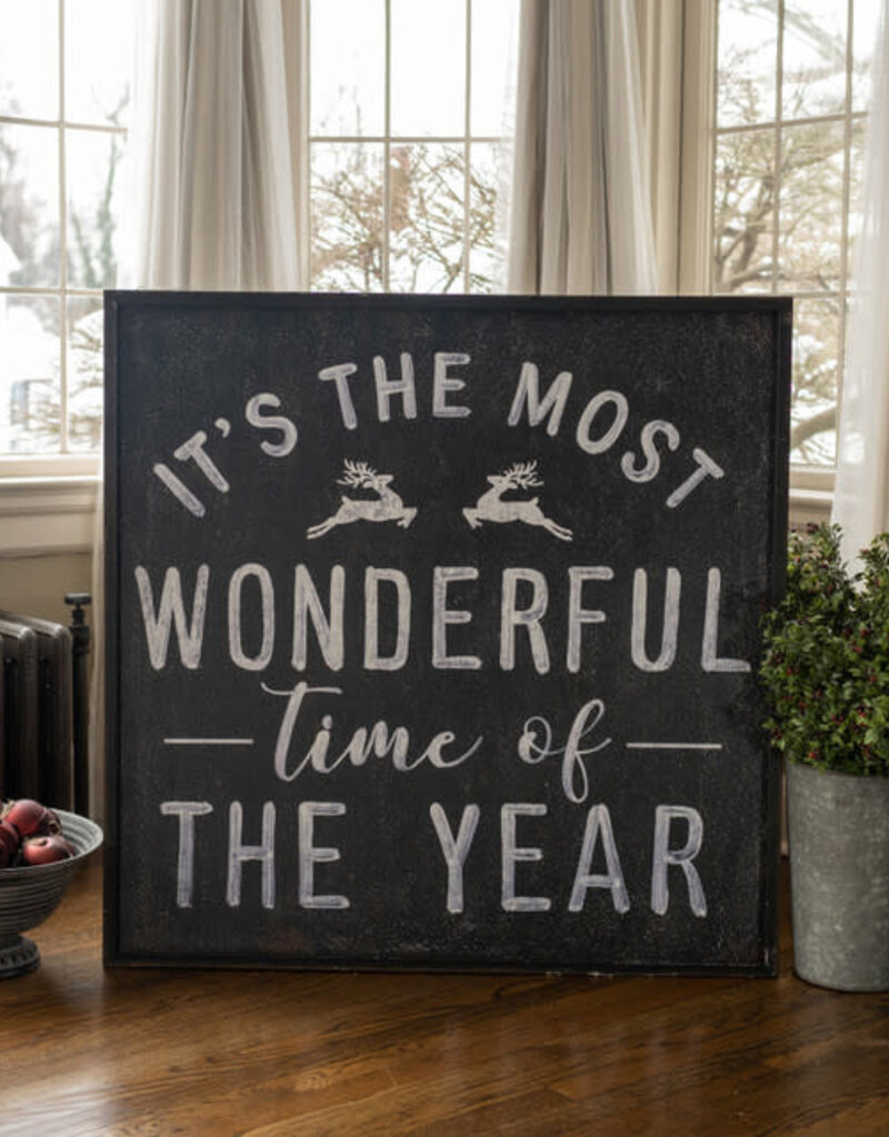 BLACK & WHITE MOST WONDERFUL TIME SIGN
