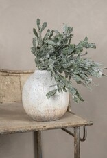 12" FROSTED MISTLETOE BUSH
