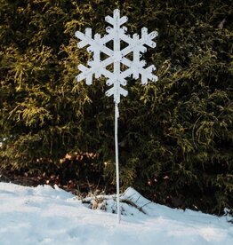 36" SNOWFLAKE STAKE