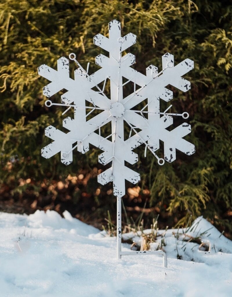 24.25" SNOWFLAKE STAKE