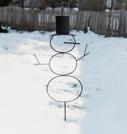 SNOWMAN SILHOUETTE STAKE