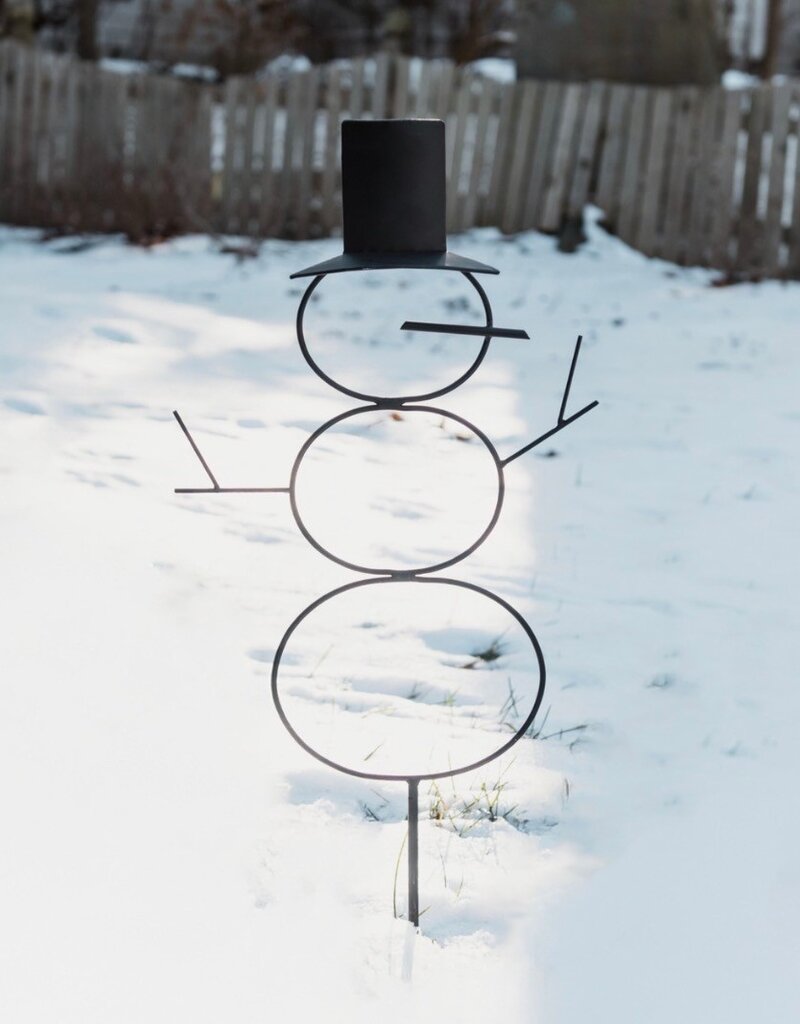 SNOWMAN SILHOUETTE STAKE