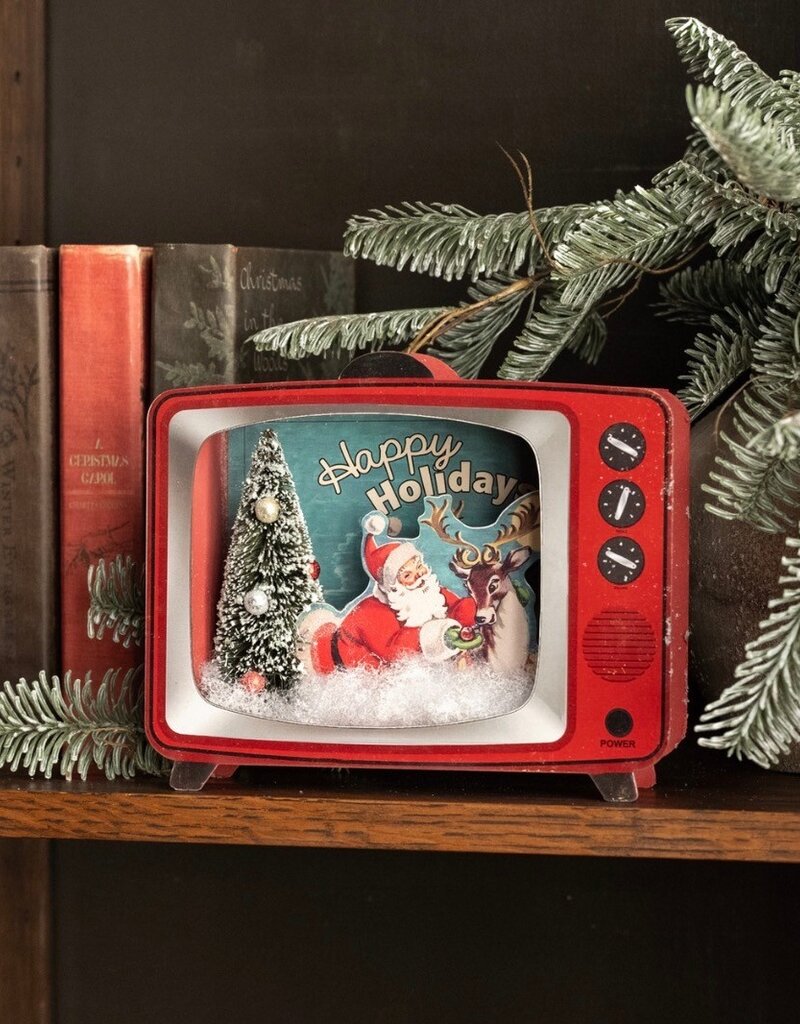 8" Happy Holidays Television