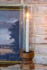 16" Nat. Wood Taper Holder