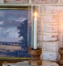 16" Nat. Wood Taper Holder