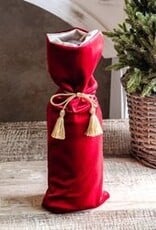 Red Velvet Bottle Bag