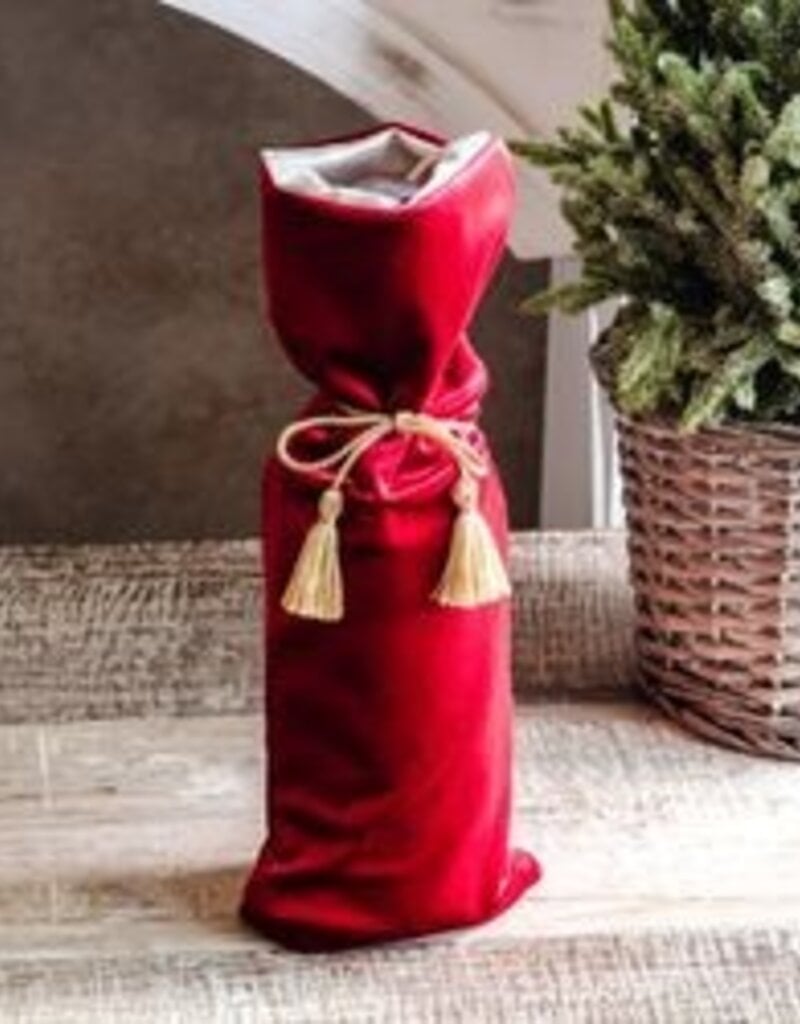Red Velvet Bottle Bag