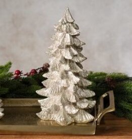 11" Gold Glitter Tree