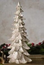 13.5" Gold Glitter Tree