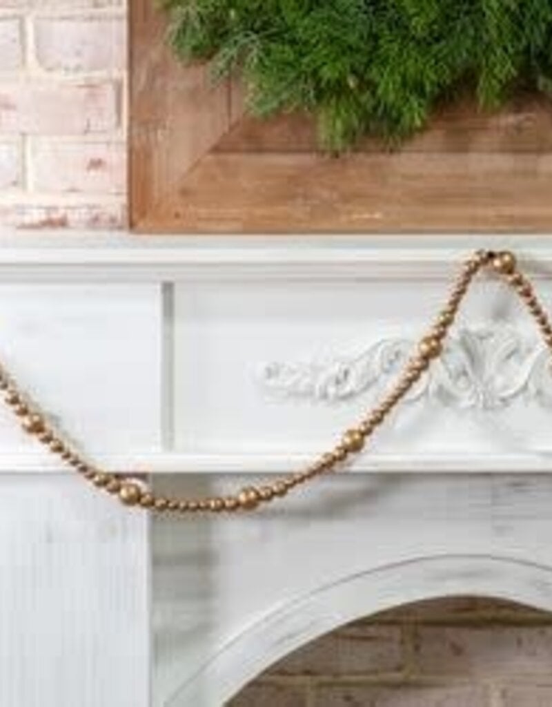 71" Gold Beads Just Loops