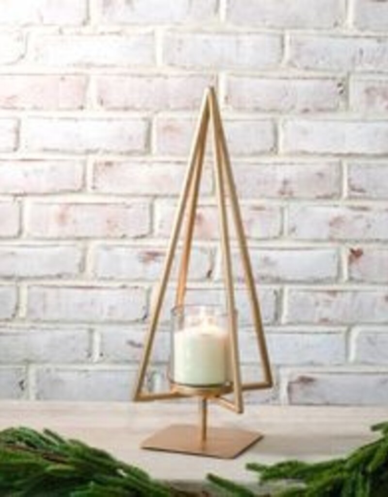 Gold Tree Candle Stand