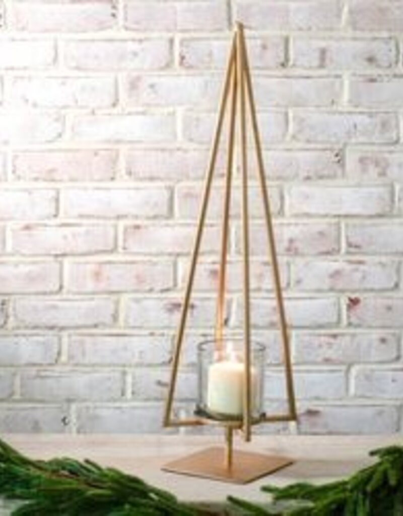 Gold Tree Candle Stand