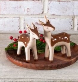 S/2 Bge/brn Small Deer