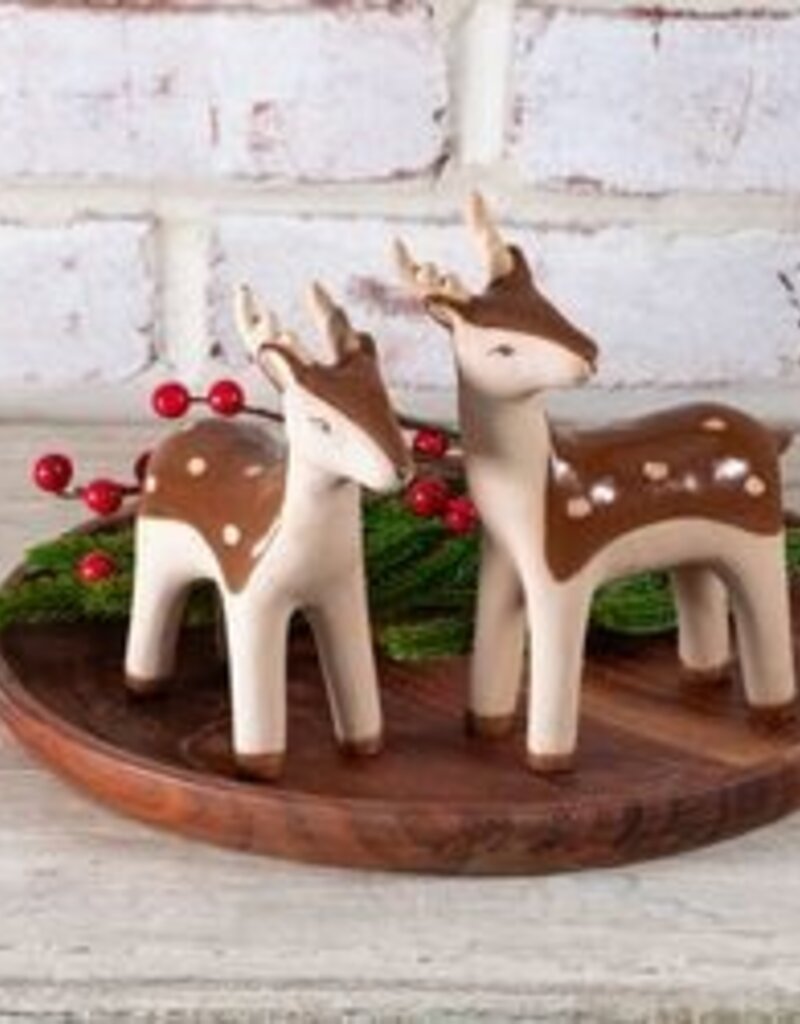 S/2 Bge/brn Small Deer