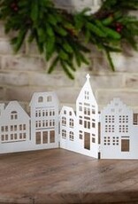 White Metal House Display
