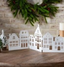 White Metal House Display