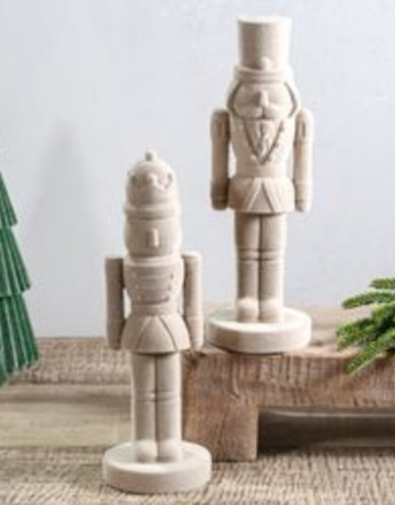 Ivory Velvet Nutcracker