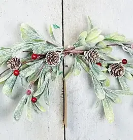 16" Merry Mistle Toe Swag