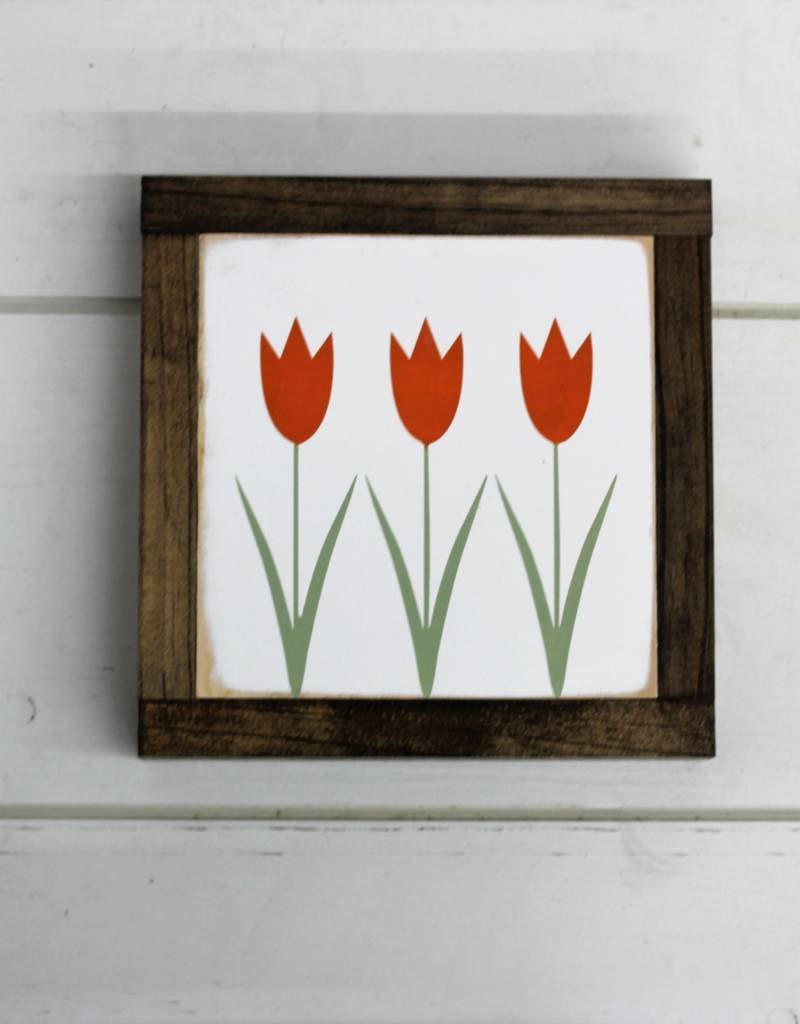 Spring Tulips (mini sign)