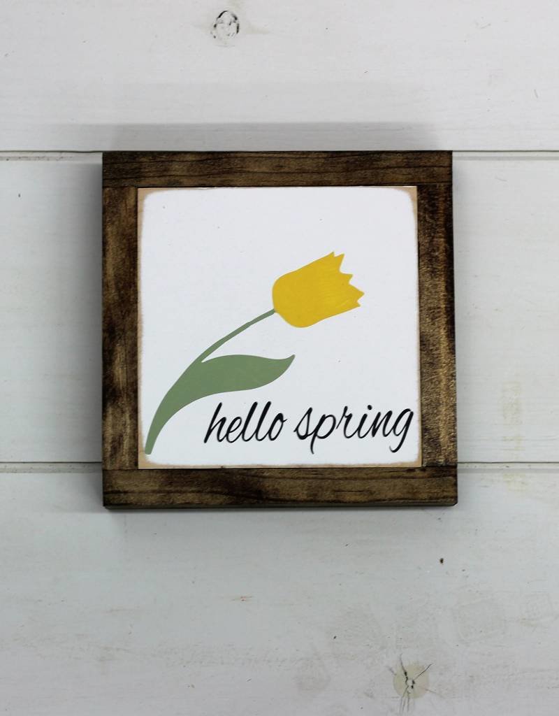 Hello Spring Tulip (Mini Signs)