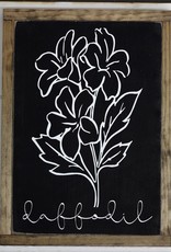 Black Flower Signs (3 variations)