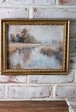 8x10 Gold Frame Stream Landscape