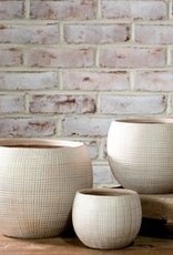 Round Check Design Planter